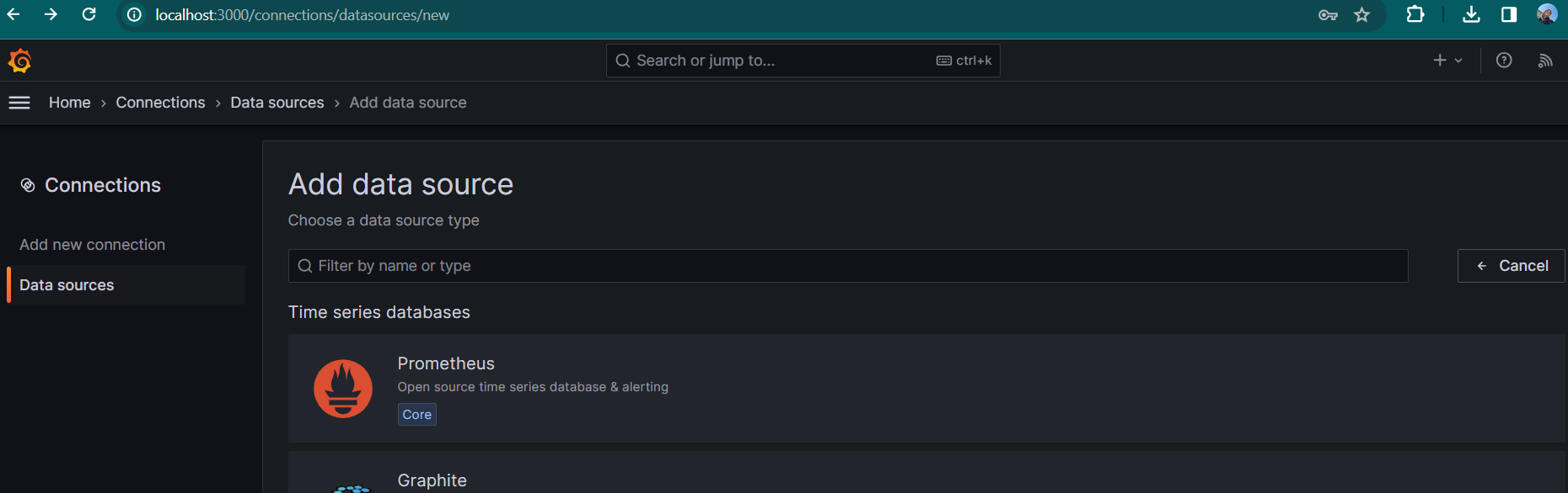 Add data source