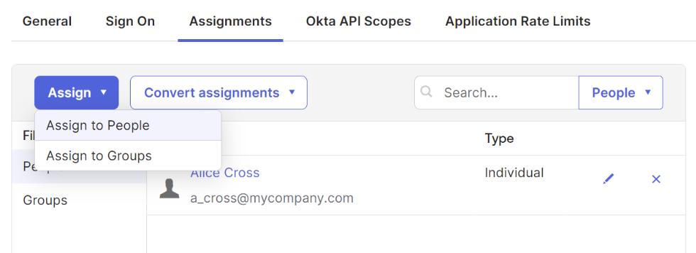Okta Assignments