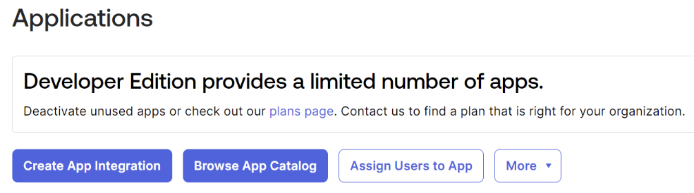 Okta Applications