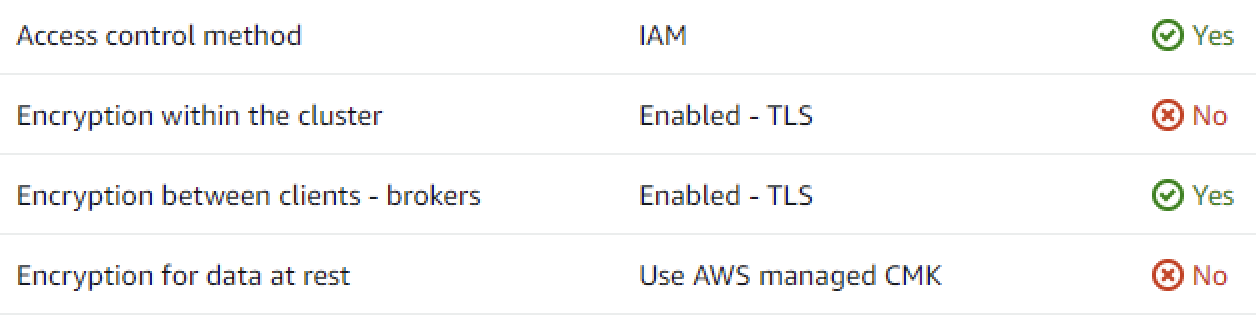 Manage security settings